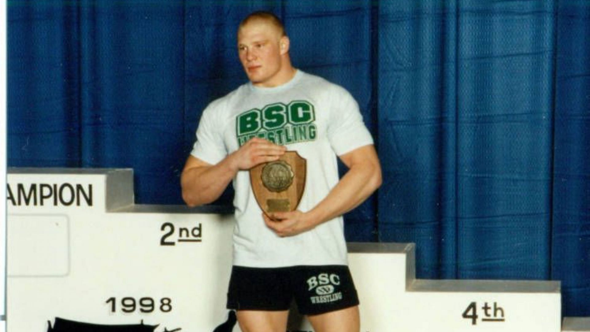 Brock Lesnar worked as a laborer for the REA power company in Webster