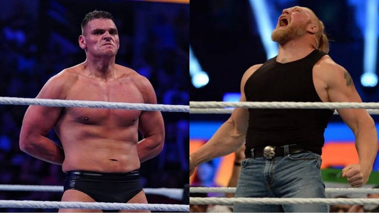 WWE सुपरस्टार्स गुंथर और ब्रॉक लैसनर  
