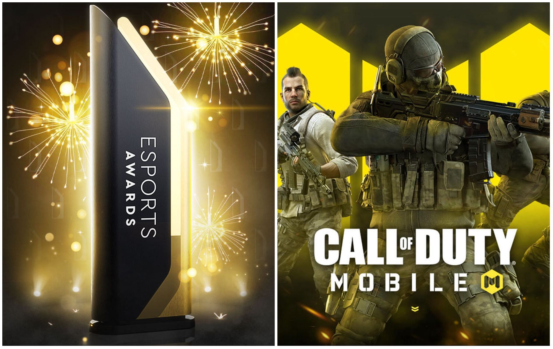 COD Mobile was nominated for the Esports Mobile Game of the Year award 2022 (Image via Esports Awards and Activision)