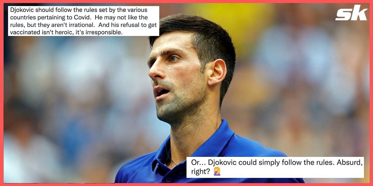 Tennis fans react to John McEnroe&#039;s comments on Novak Djokovic not being able to play in the US Open