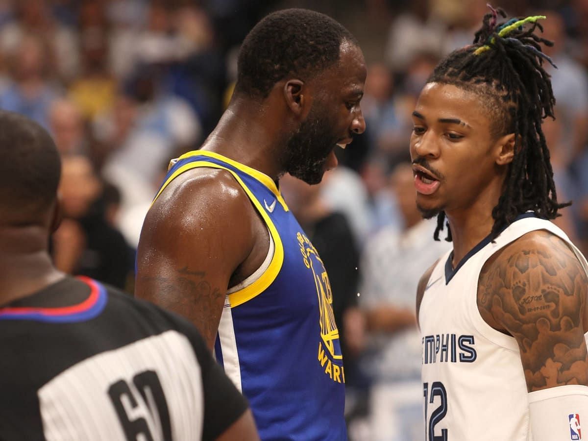 Draymond Green, left, and Ja Morant headed to a game of marquee at Christmas. [Photo: Sports Illustrated]