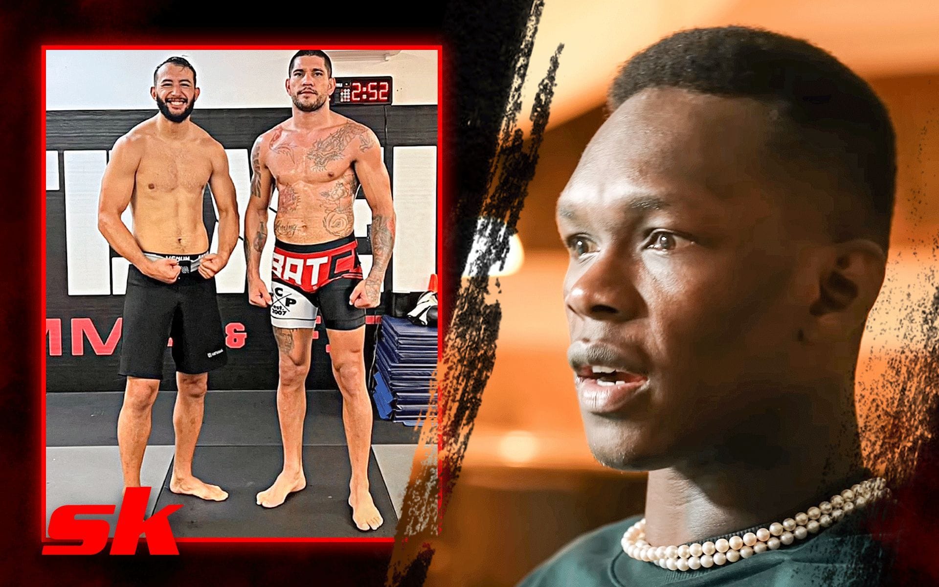 "RIP Izzy" Fans worried for Israel Adesanya as Alex Pereira looks