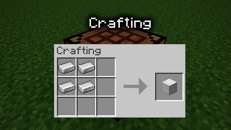 Crafting in Minecraft