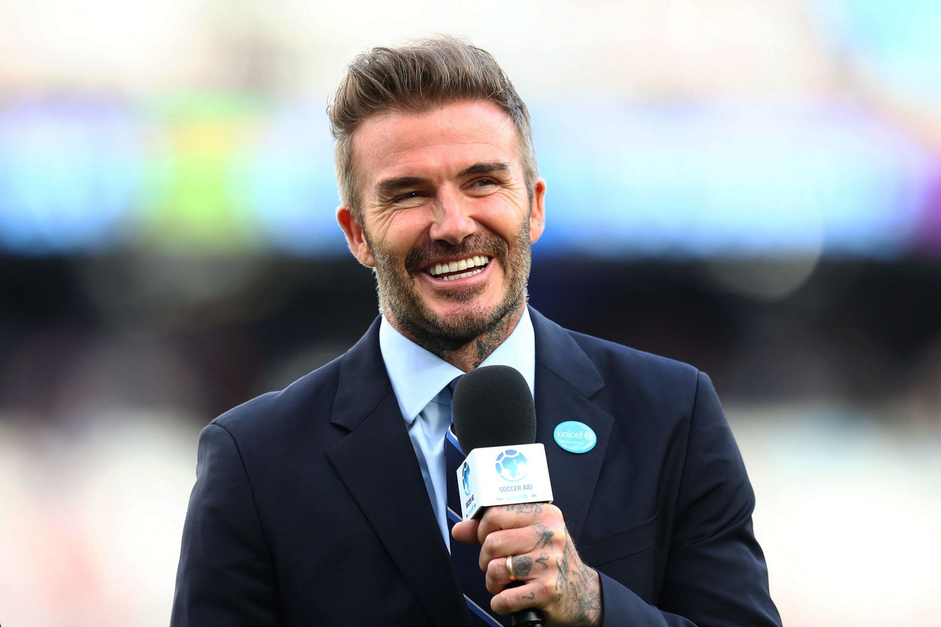 David Beckham in Soccer Aid For Unicef 2022
