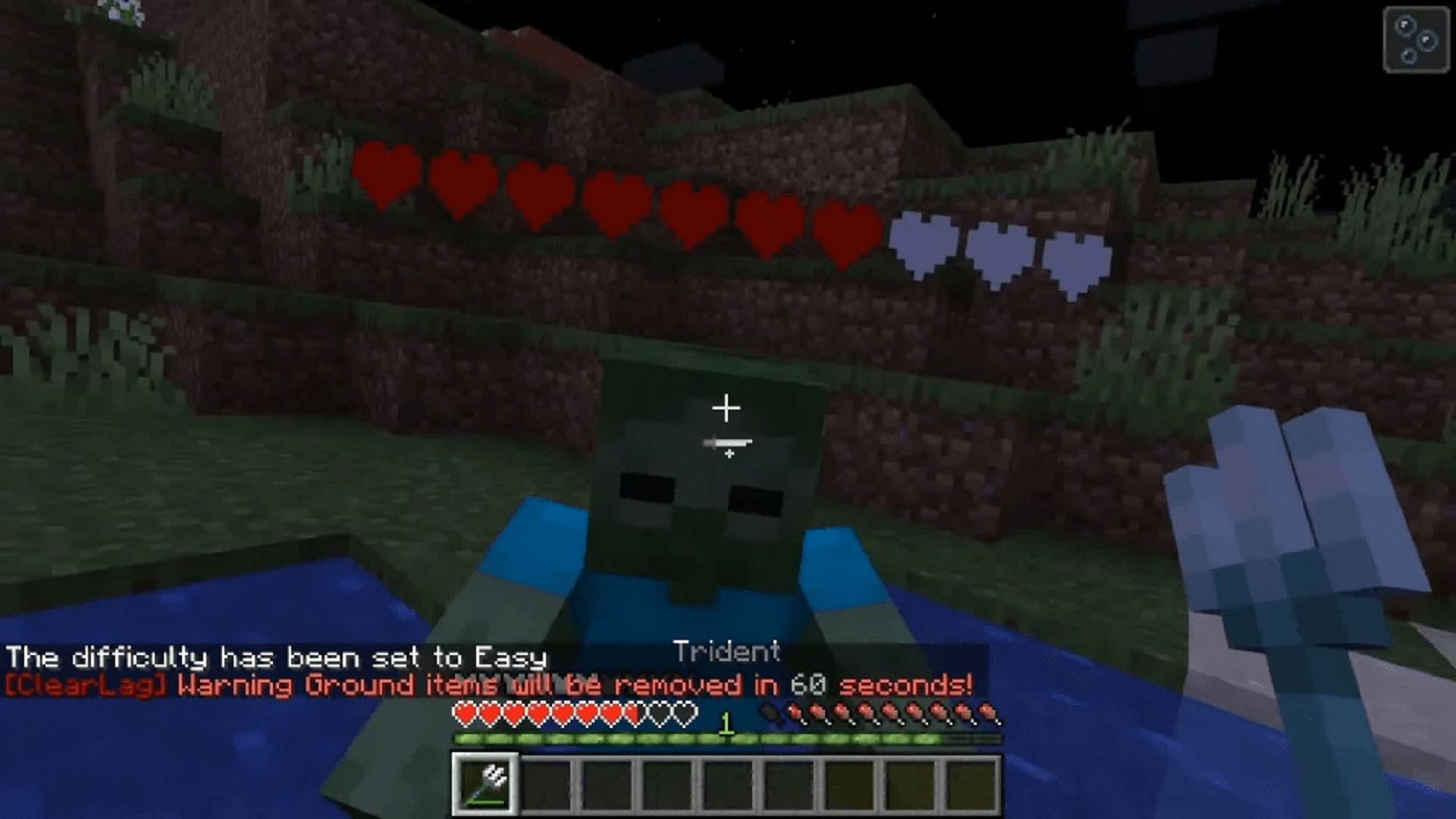 Players change their world difficulty in Minecraft (Image via Mojang)