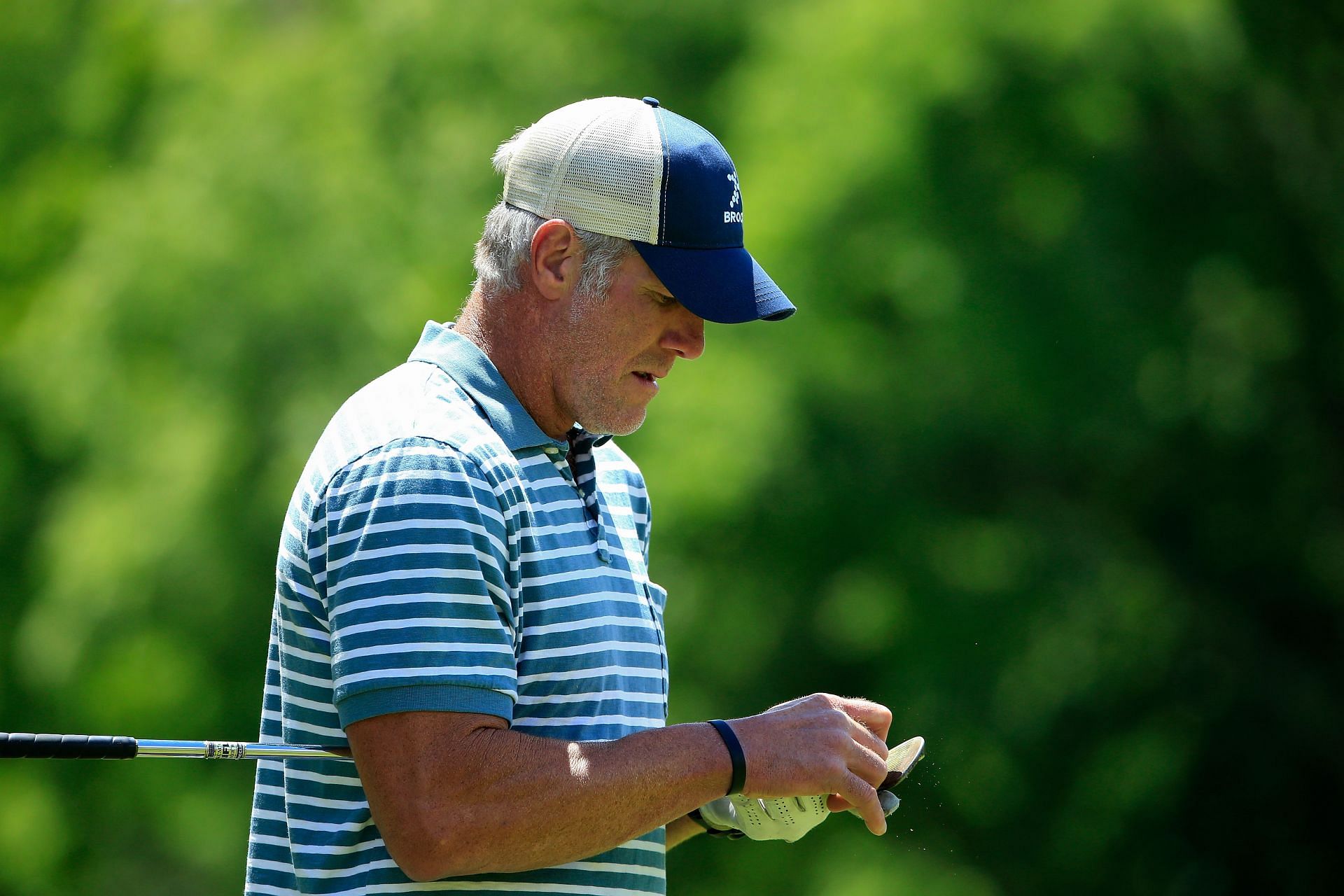 Brett Favre at the American Family Insurance Championship - Round Two