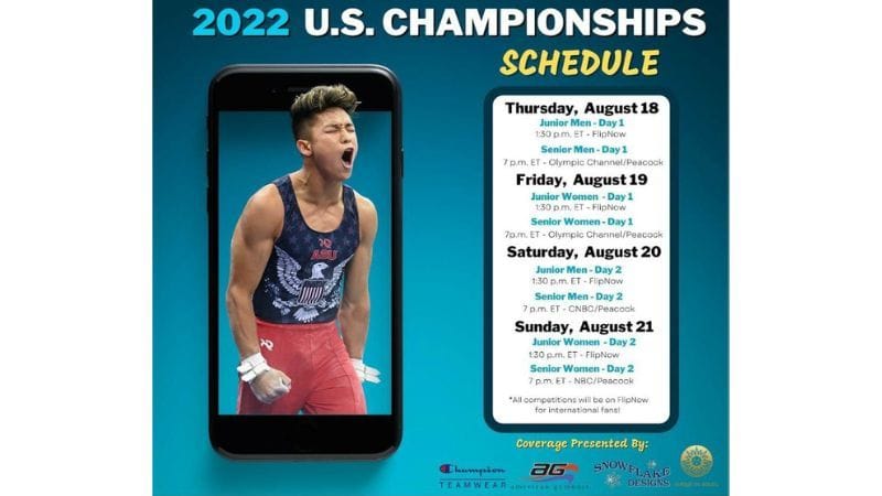 US Gymnastics Championships 2022 schedule, dates, venue, where to watch US Gymnastics Championships 2022 schedule, dates, venue, where to watch