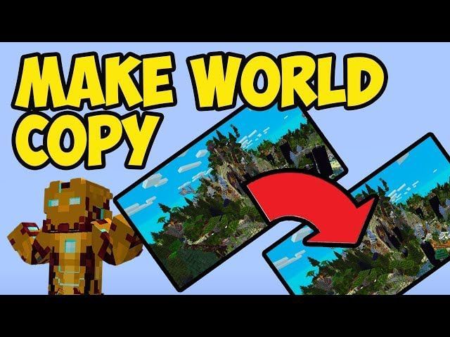How to copy worlds in Minecraft?