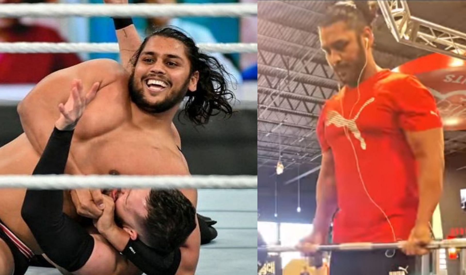 WWE में गुरु राज अपनी रेसलिंग स्किल्स का शानदार प्रदर्शन कर रहे हैं 
