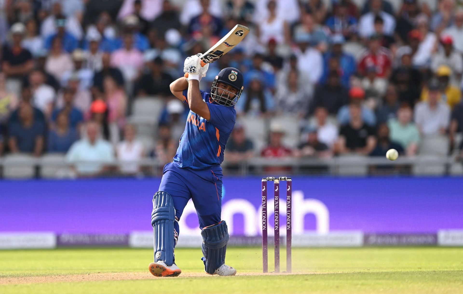 Rishabh Pant telah memainkan beberapa pukulan hebat di kriket internasional.  foto: Getty Images