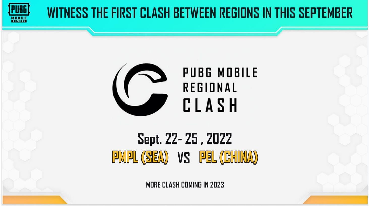 Tencent announced the PUBG Mobile Regional Clash event (Image via Tencent)