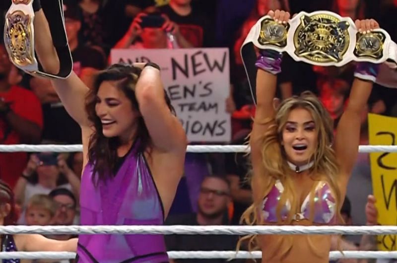 new wwe womens tag team champions raw