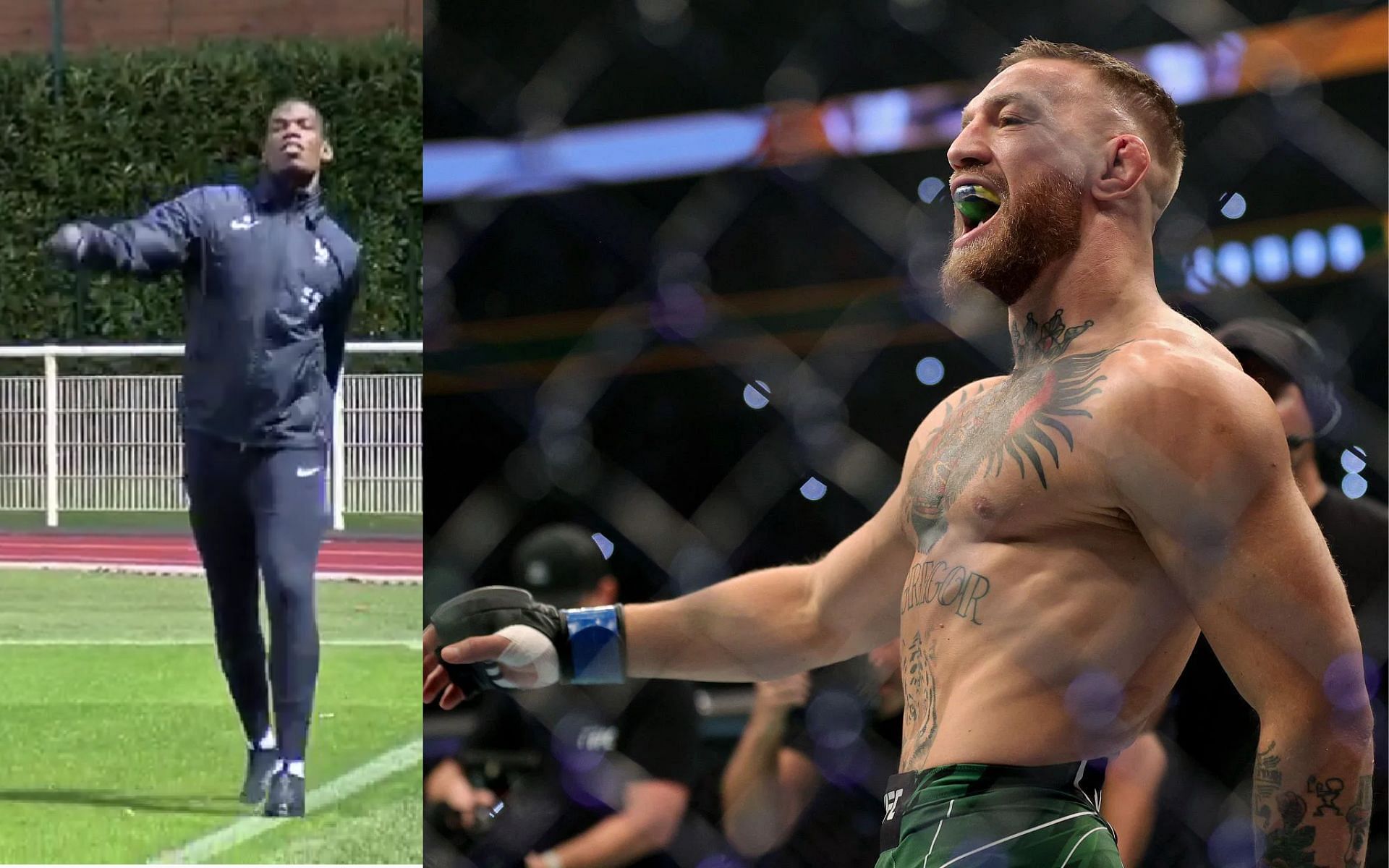 Quand le milieu de terrain de la Juventus, Paul Pogba, s’est fait passer pour Conor McGregor lors d’un entraînement avec la France