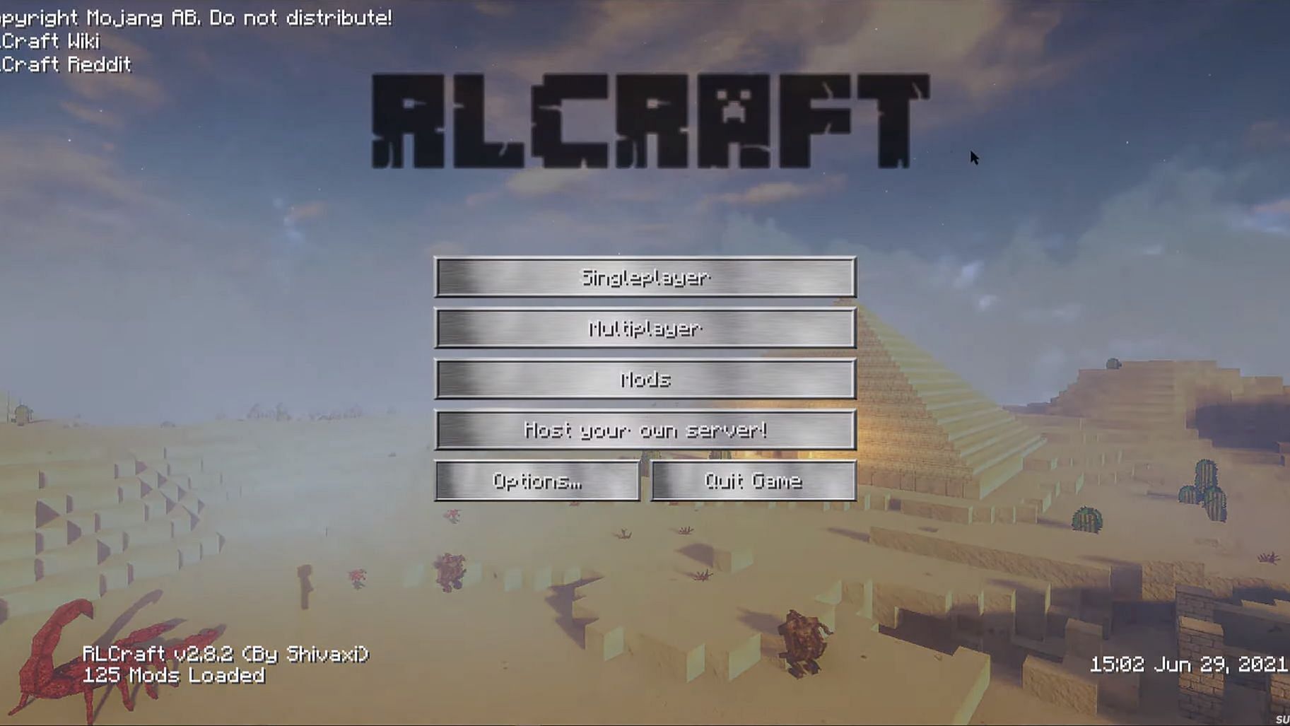 how to install rlcraft in minecraft