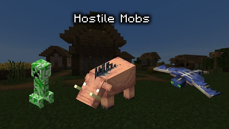 Hostile Mobs in &lt;span class=&#039;entity-link&#039; id=&#039;suggestBtn-0&#039;&gt;Minecraft&lt;/span&gt;