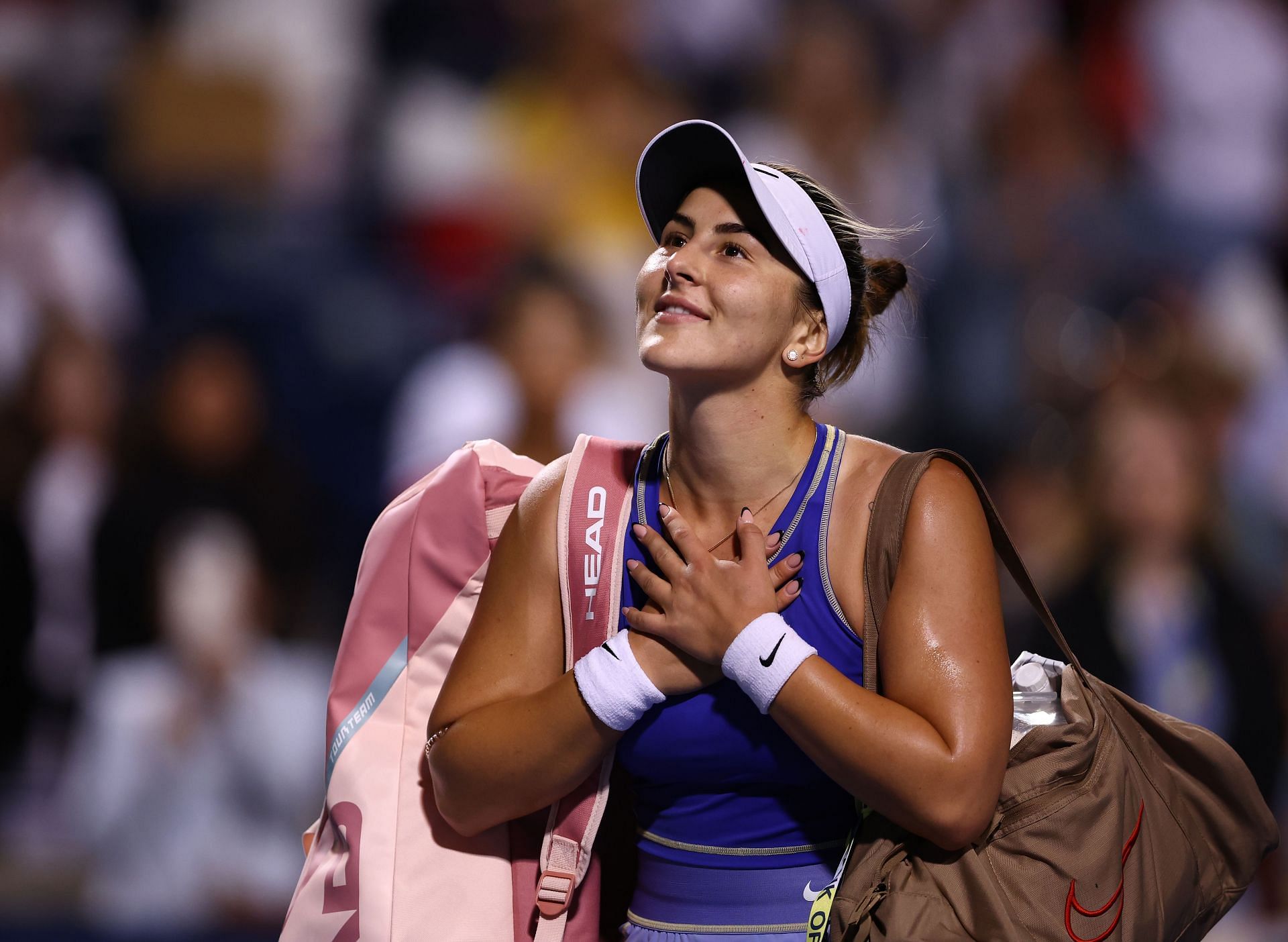 Bianca Andreescu takes on Beatriz Haddad Maia in the second round of the 2022 US Open