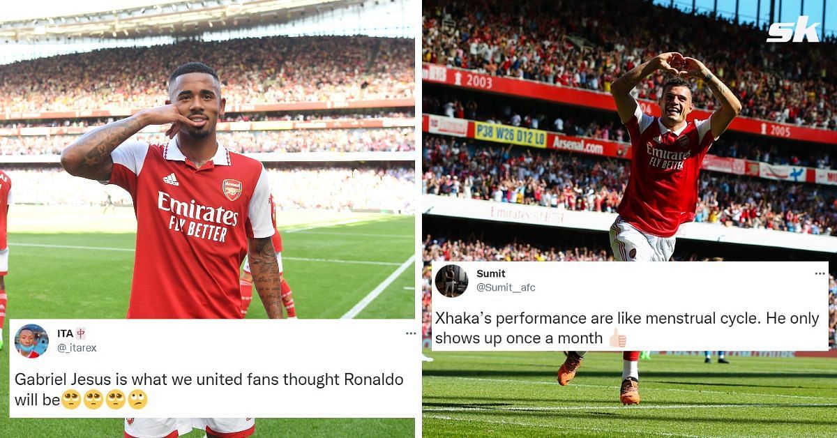 Twitter Reacts As Gabriel Jesus Brace Powers Arsenal To Comprehensive 4 2 Win Over Leicester City