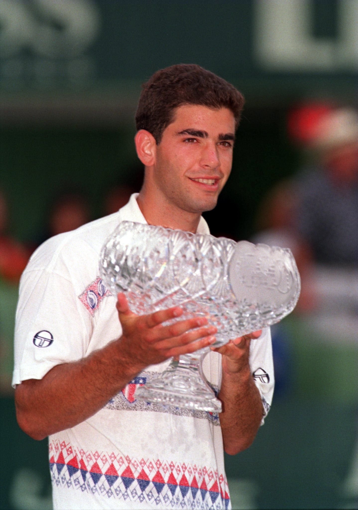 Sampras with the 1994 Lipton Championships trophy