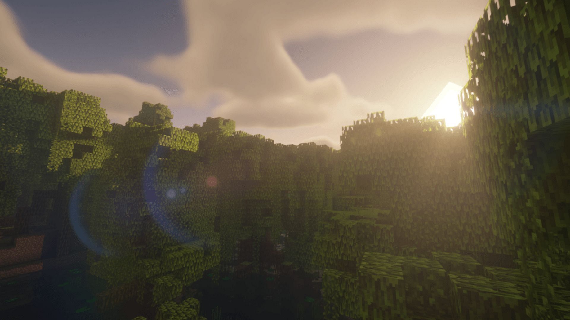 This seed provides a mangrove swamp right from the beginning (Image via Mojang)