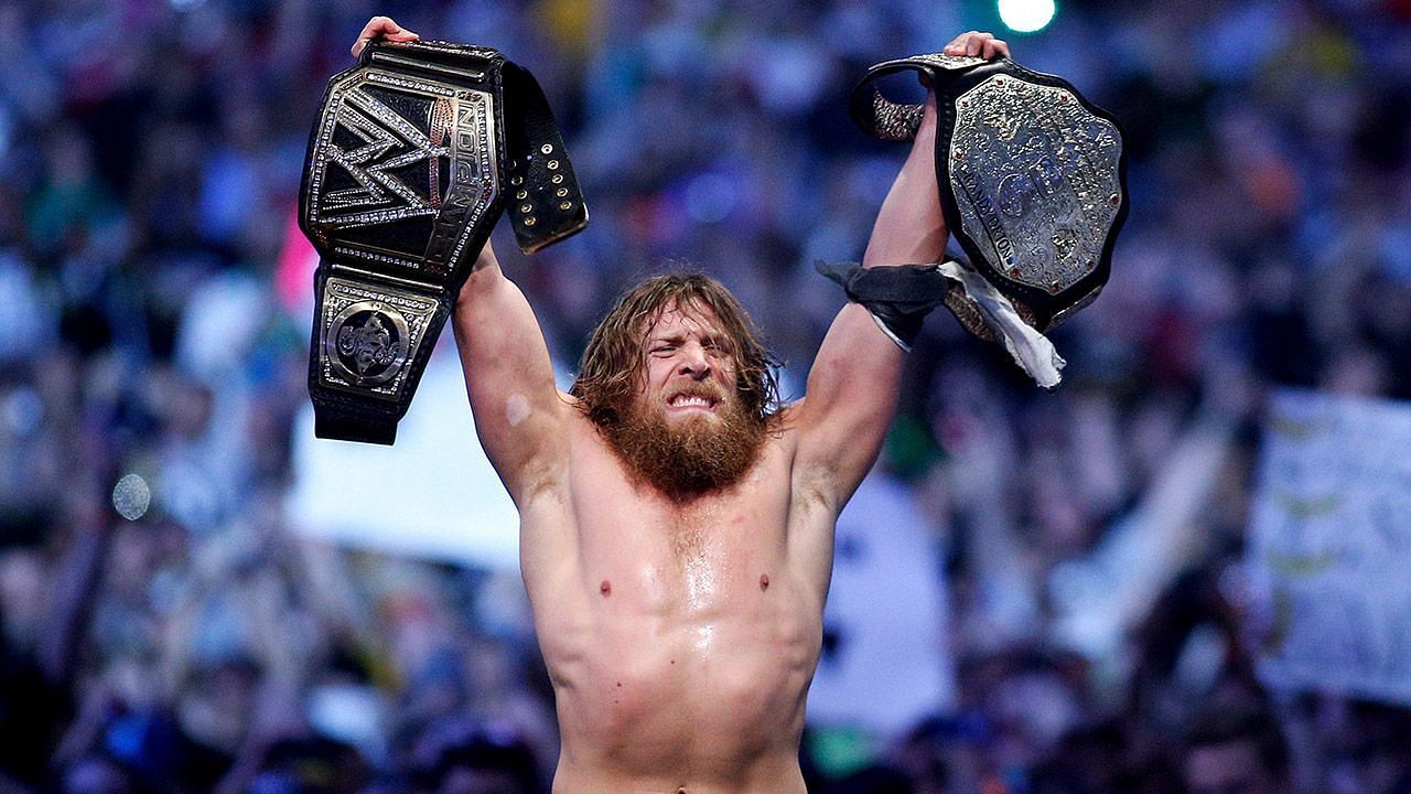 The American Dragon during his historic WrestleMania 30 victory.