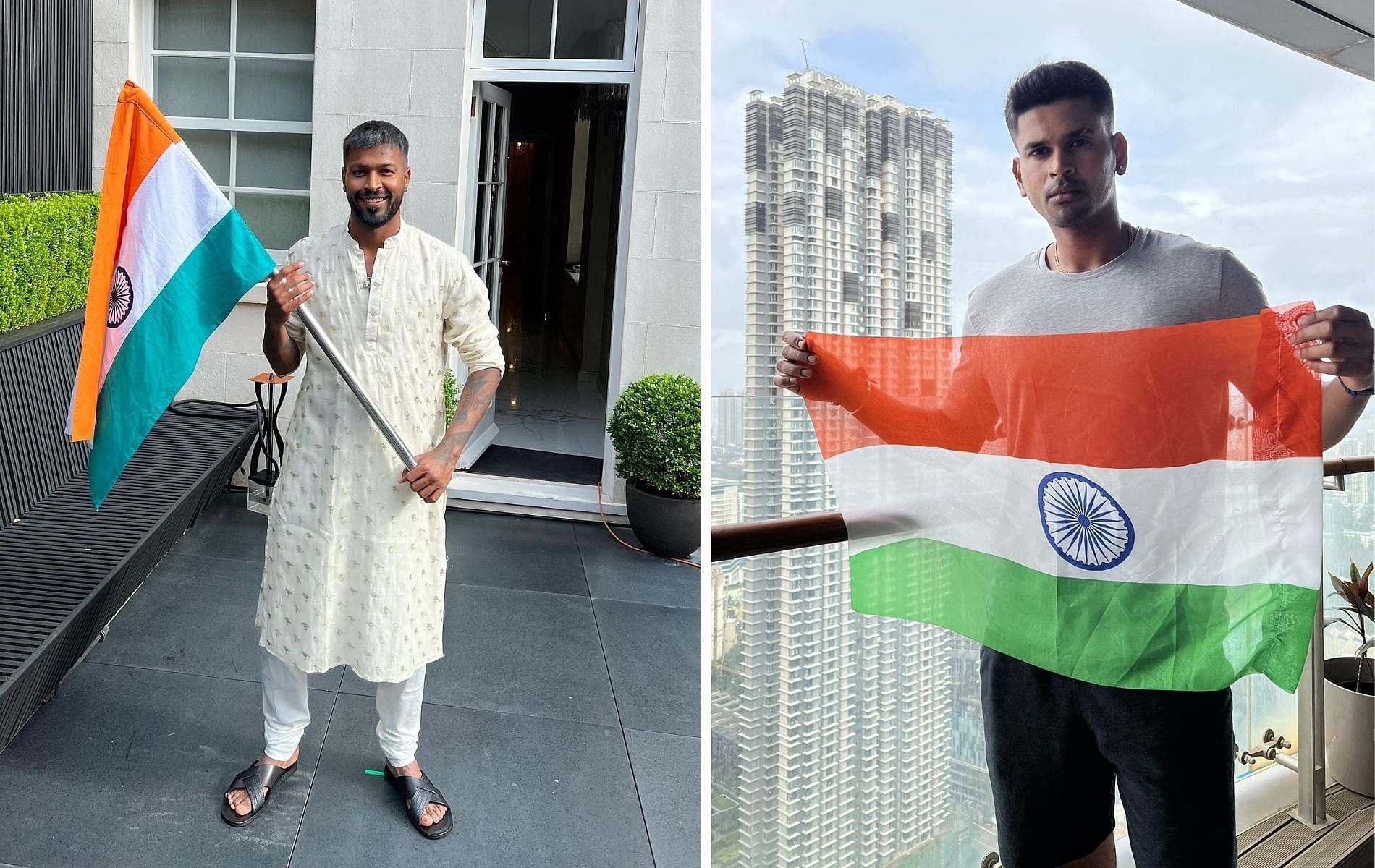 भारतीय क्रिकेटरों ने शानदार तरीके से मनाया आजादी का जश्न