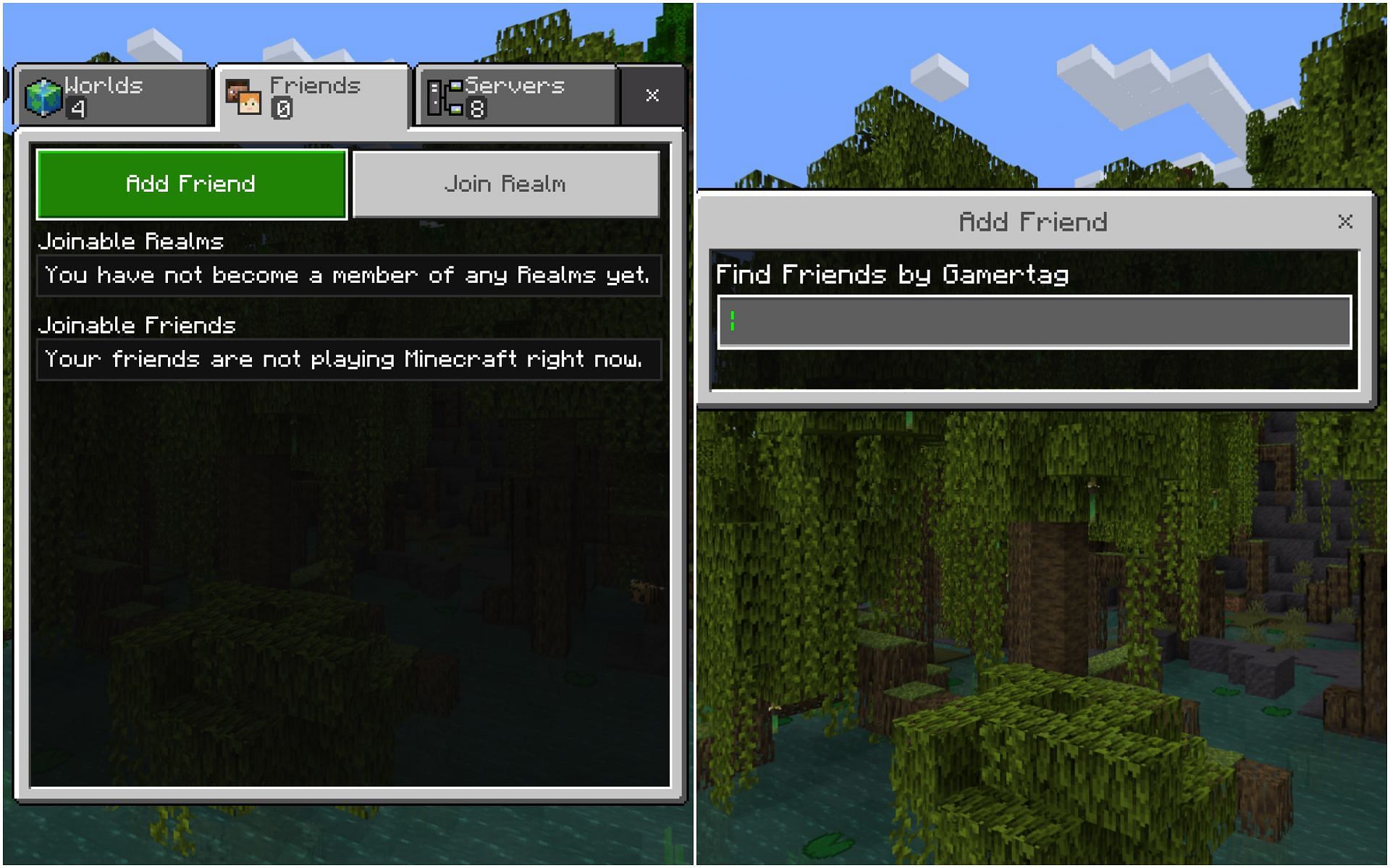 How to accept a friend request in Minecraft 1.19 update