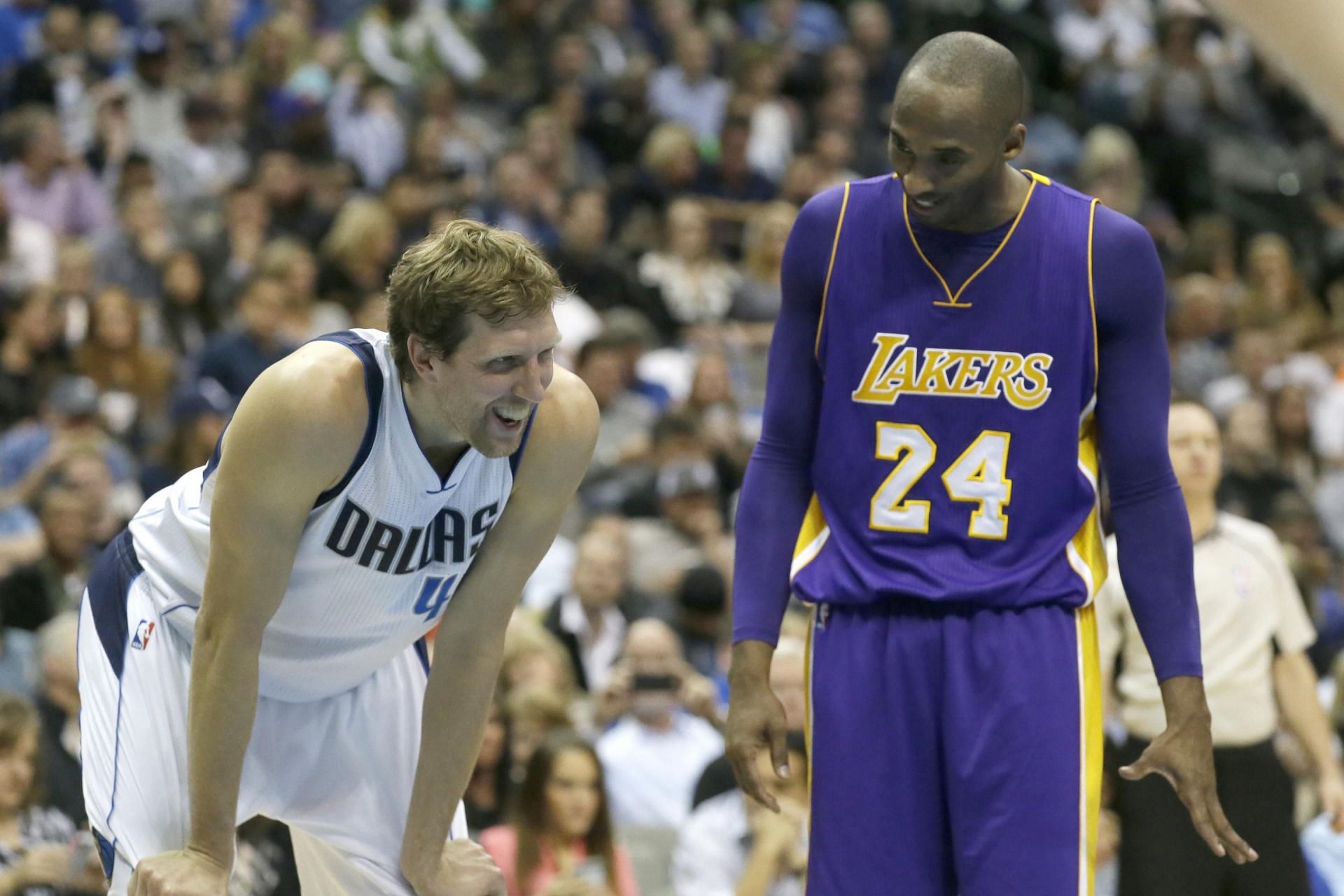 Kobe Bryant and Dirk Nowitzki nearly became teammates in 2007. [Photo: Bleacher Report]