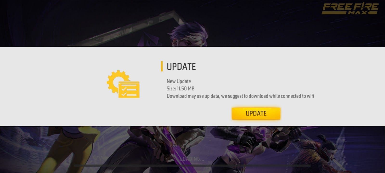 Fans should install the game and download the additional update files (Image via Garena)