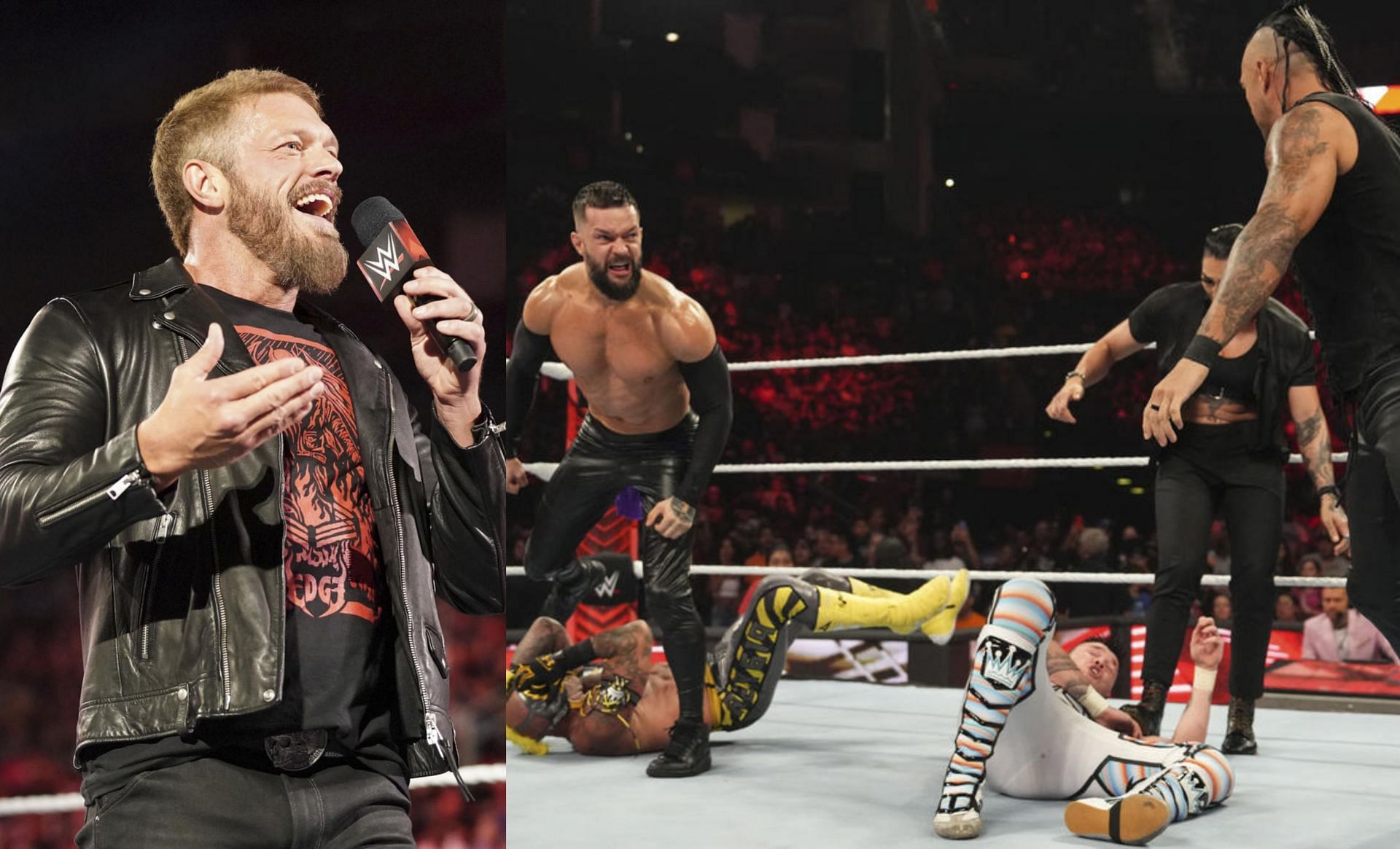 WWE Raw में ऐज ने डॉमिनिक पर स्पीयर लगाया