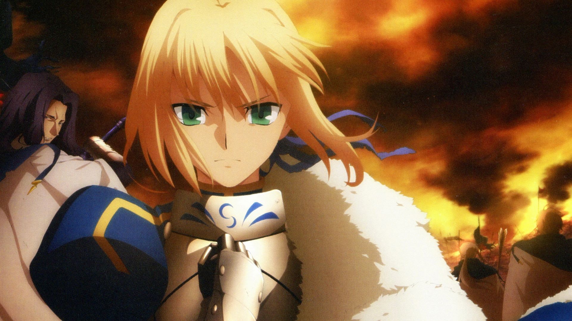 The first of many Saberfaces (Image via Studio Deen)