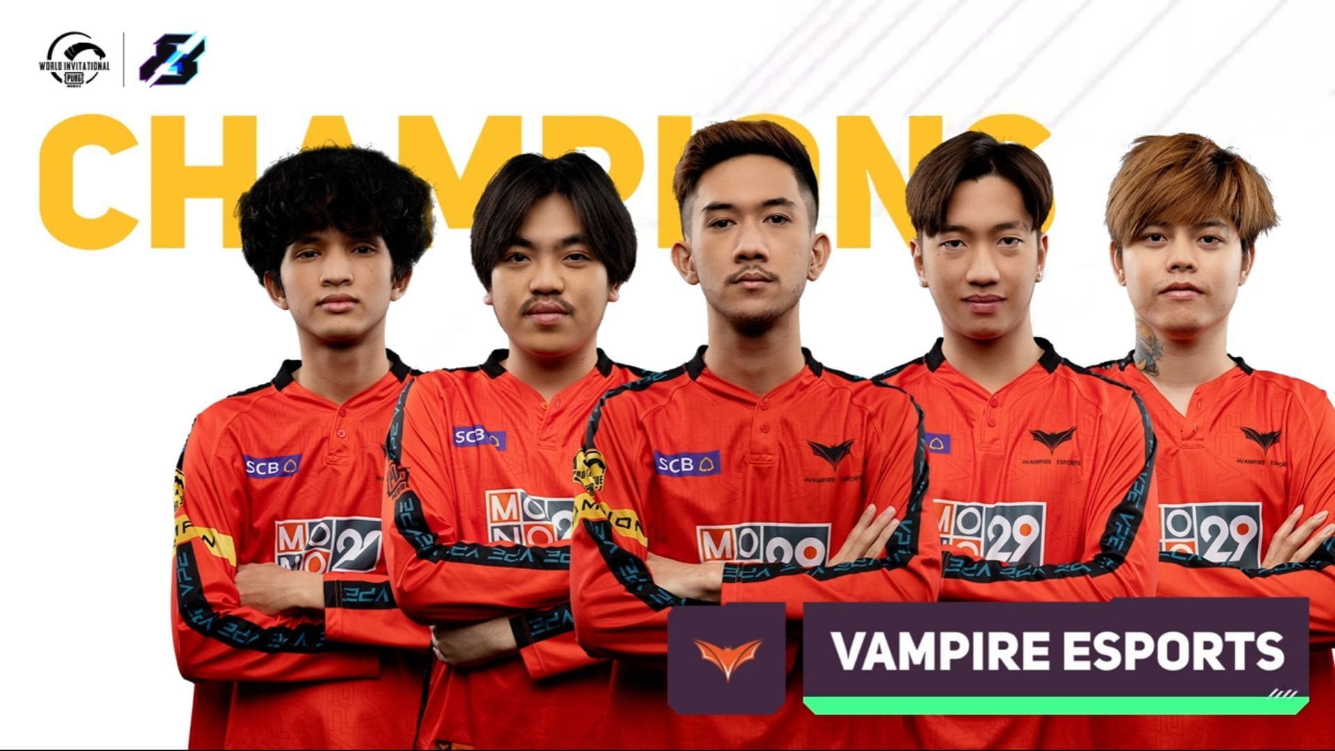 Vampire Esports claimed the PMWI 2022 Main Event crown (Image via PUBG Mobile)