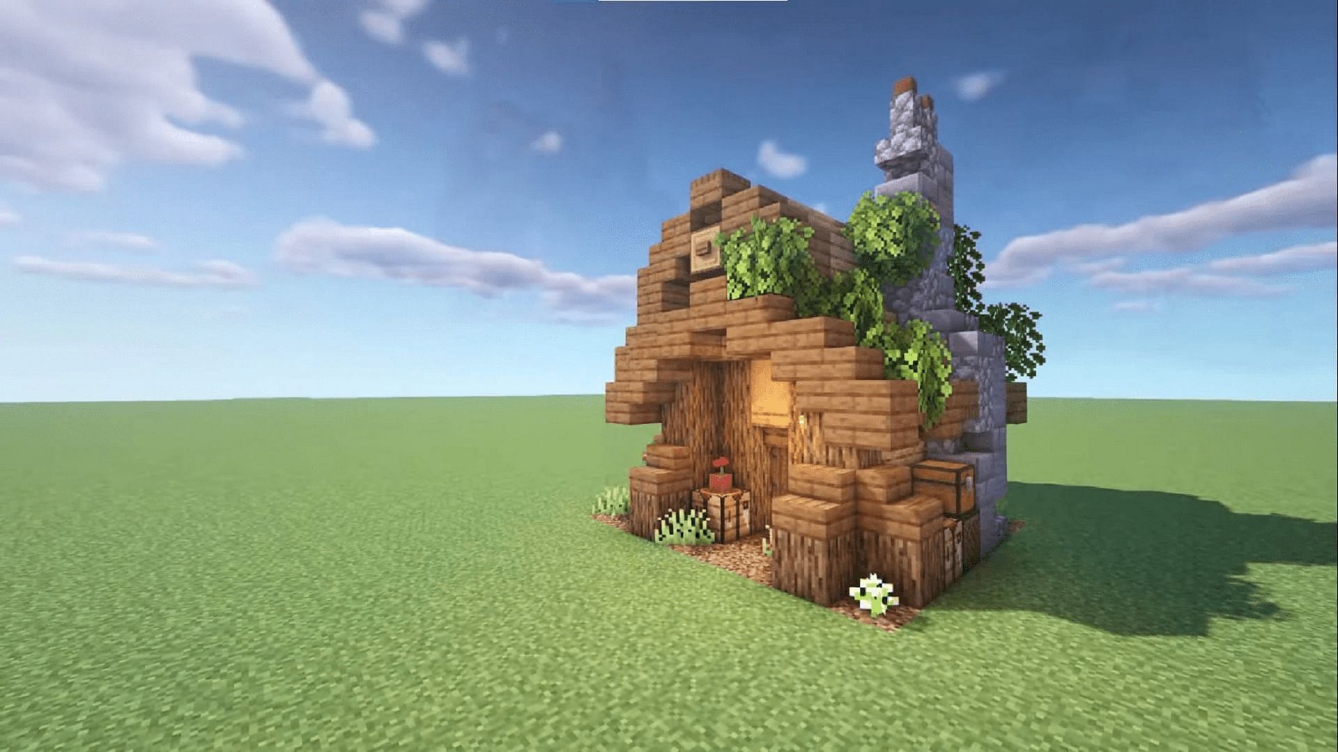 This house is compact yet looks great (Image via TheMythicalSausage/YouTube)