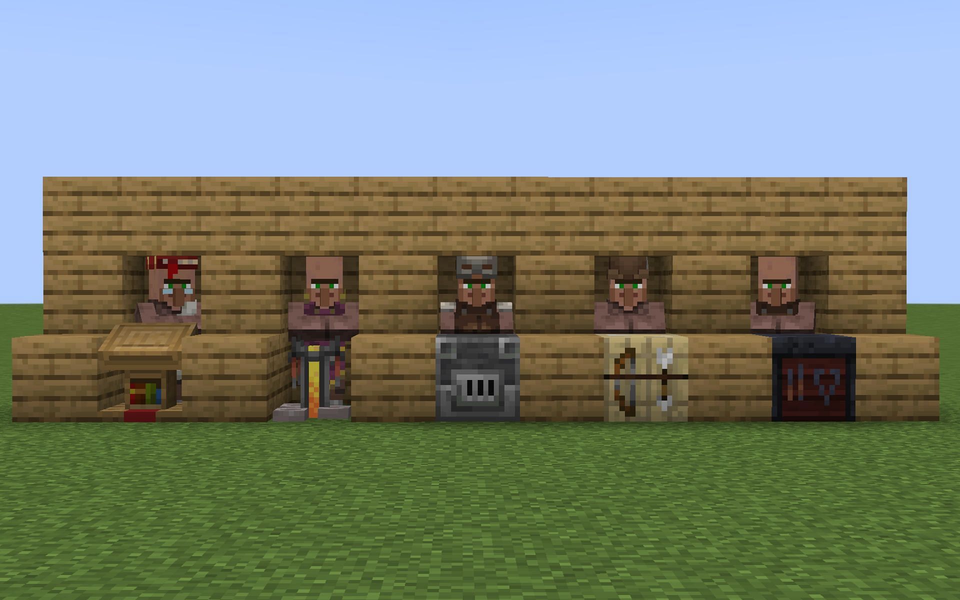 Some of the best villagers trades in the game (Image via Minecraft 1.19 update/Mojang)