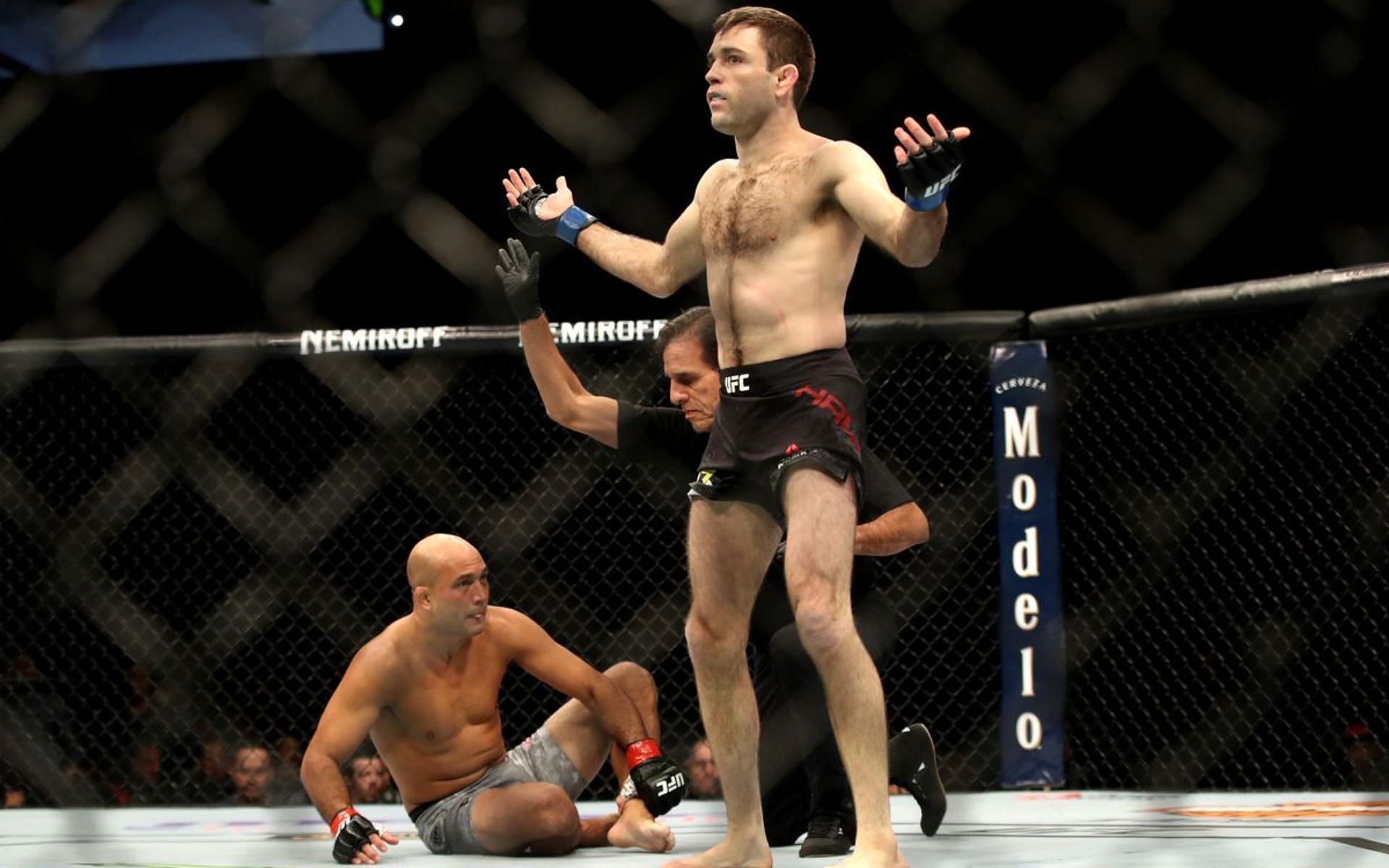 BJ Penn suffered a terrible loss to Ryan Hall towards the end of his career