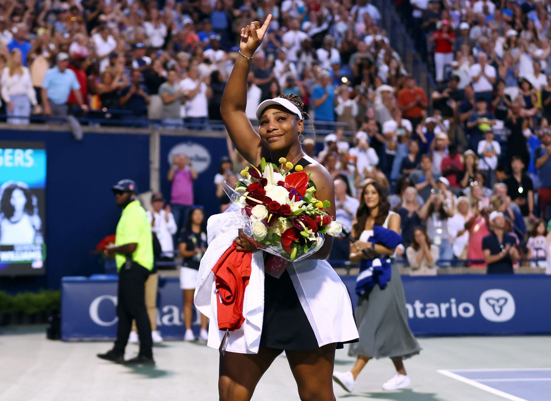 Serena Williams after her Canadian Open exit.