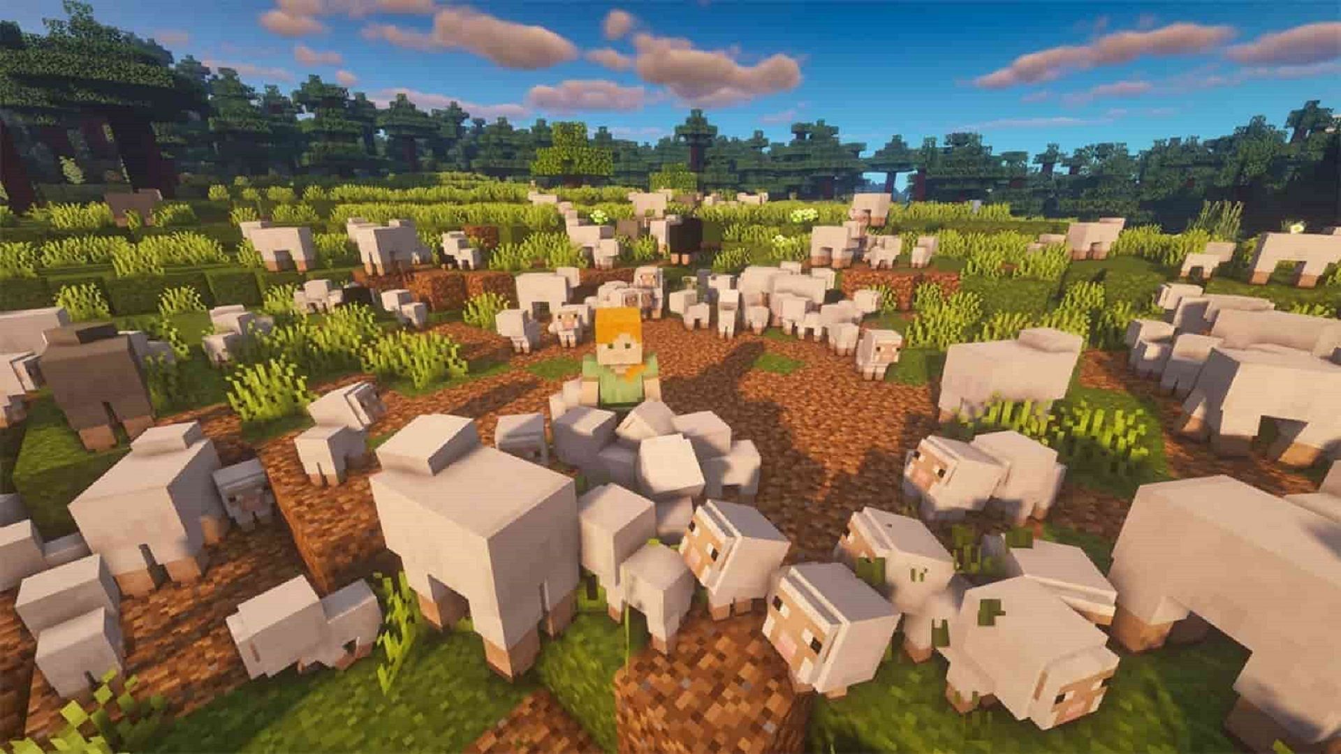 Mutton is obtained from sheep in Minecraft (Image via Mojang)