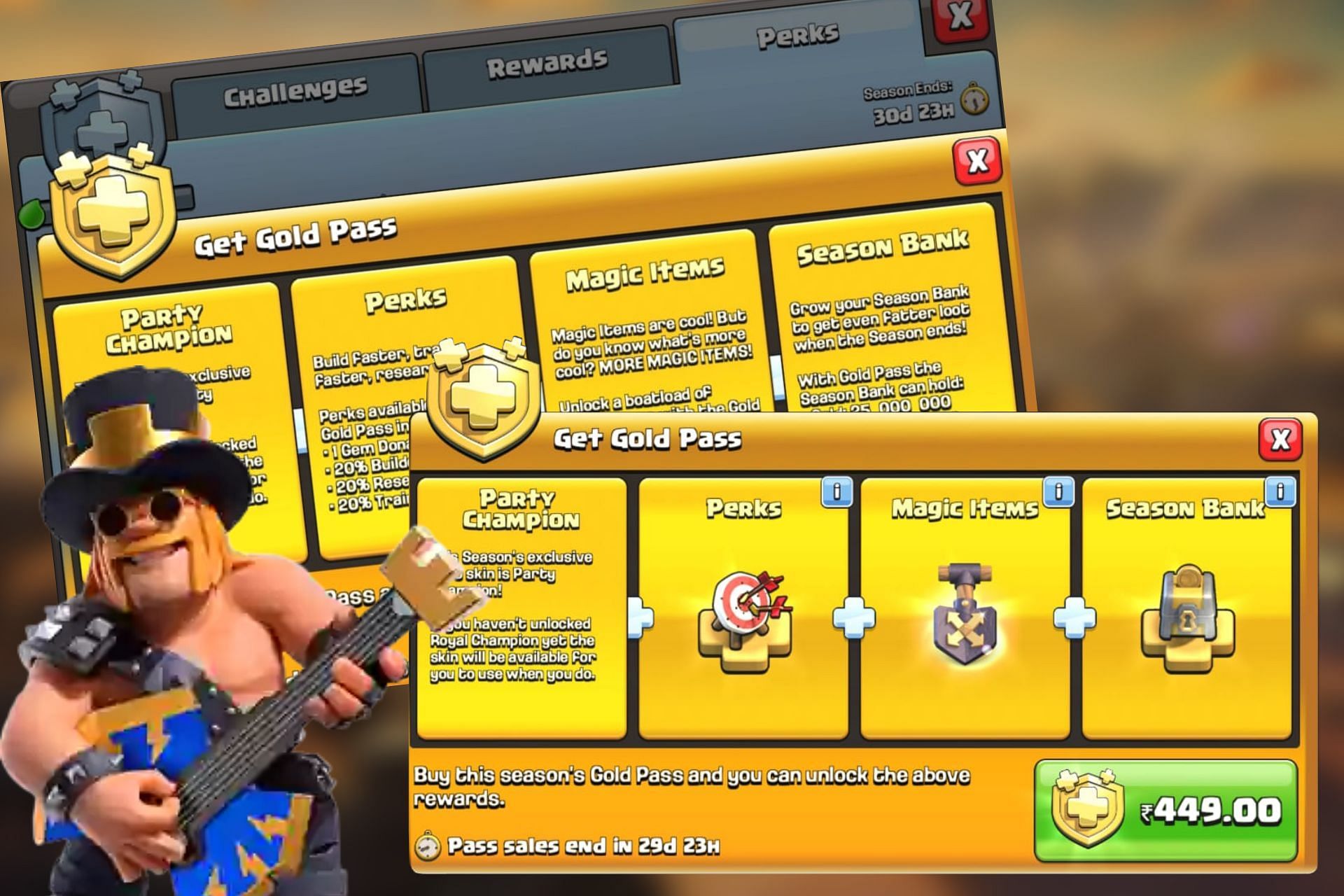 Unlock the August Gold Pass Rewards in Clash of Clans