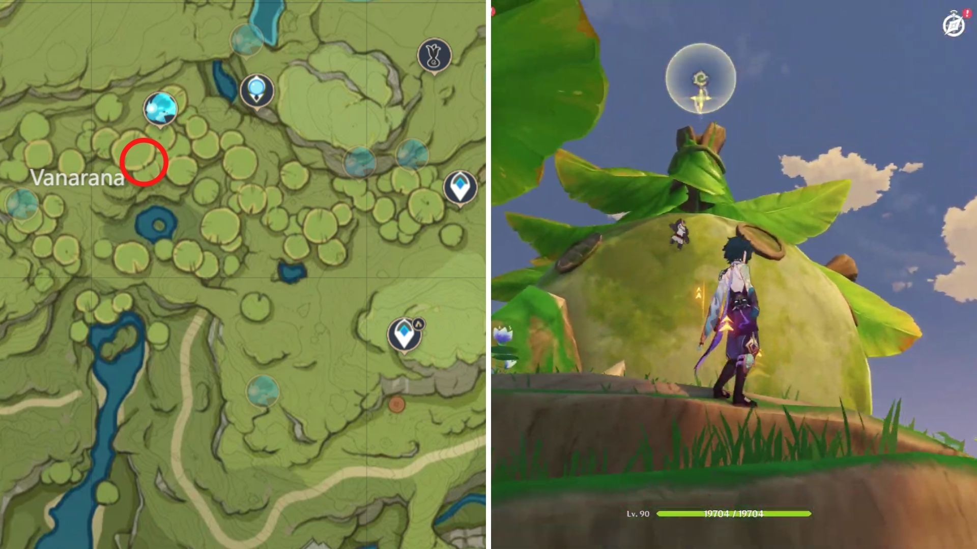 Genshin Impact Vanarana Luxurious chest puzzle guide with all 3 Seelie