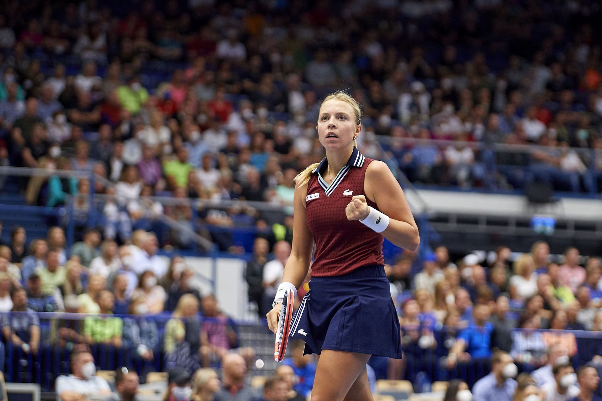 Kontaveit overcame Jaqueline Cristian in her opening match.