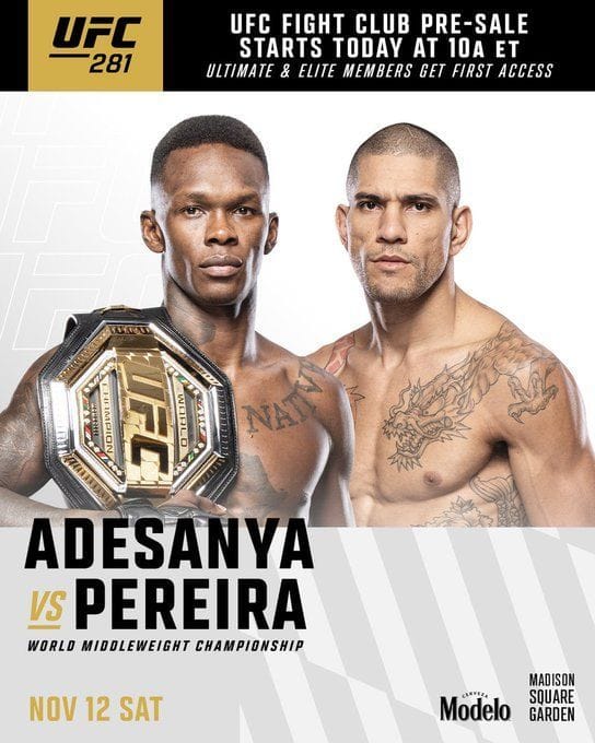 UFC 281 fight card What are the latest bouts added to the New York card?