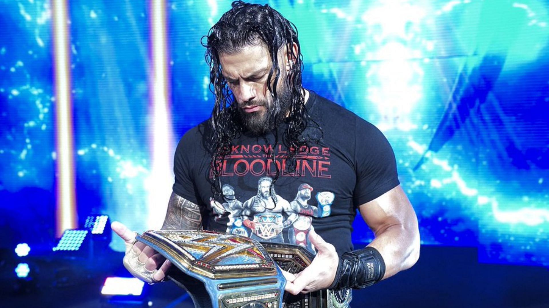 Roman Reigns holds both WWE male world titles.
