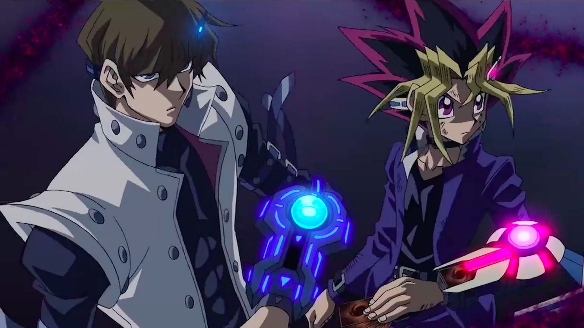 Two of Yu-Gi-Oh's most iconic characters (Image via Studio Gallop)