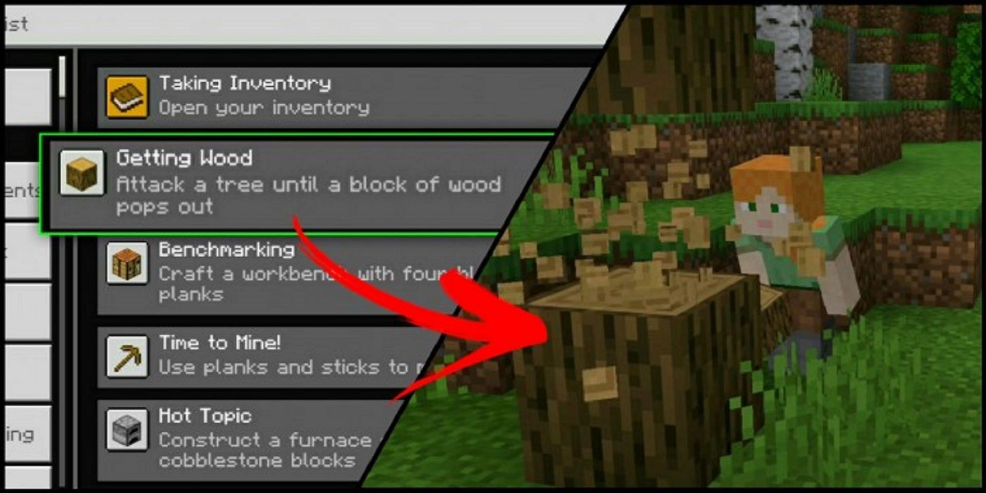 Advancement Pack allows Java Advancements to be made available in Bedrock Edition (Image via r4isen1920/Mcpedl)