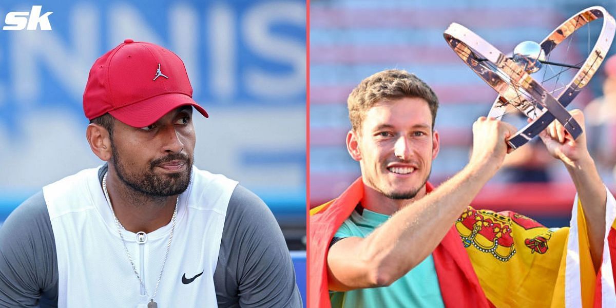 Nick Kyrgios had taken a dig at Pablo Carreno Busta&#039;s game on surfaces other than clay