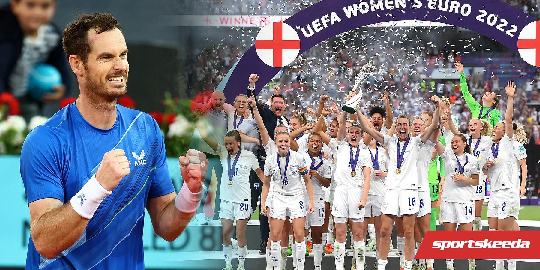Murray congratulated the England women&rsquo;s national football team in an Instagram post
