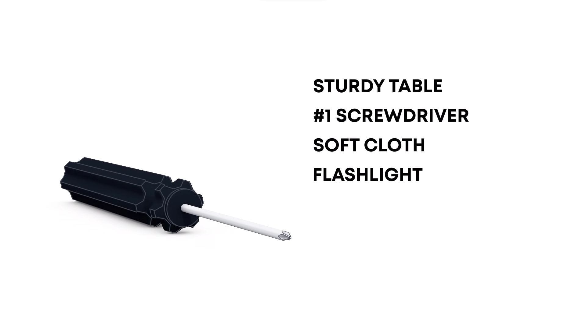 Tools Needed to Install an SSD (Image via Sony)