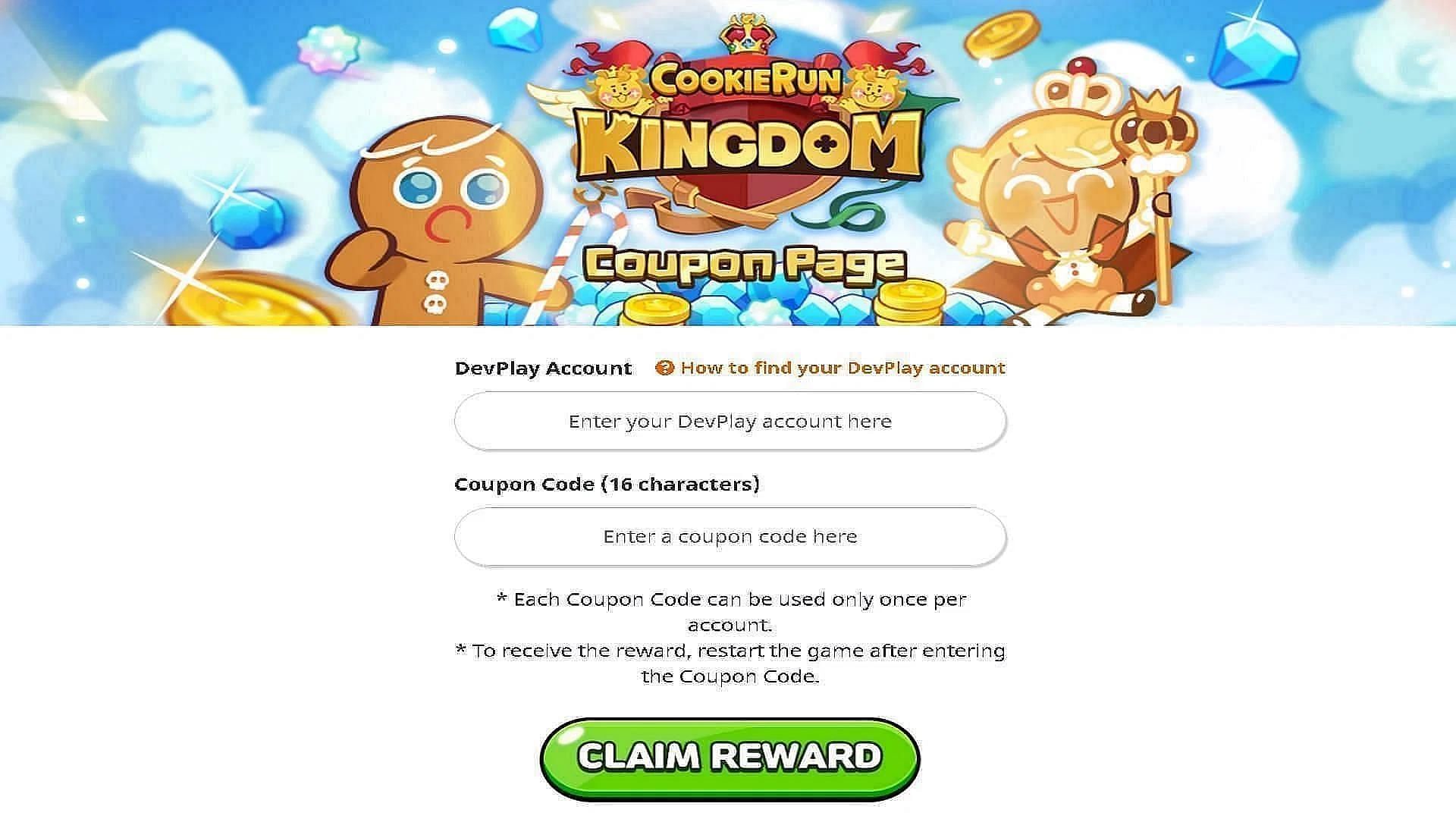 Esta es la pantalla oficial de Cookie Run: código de canje del Reino (Imagen a través del sitio web de Devsisters)