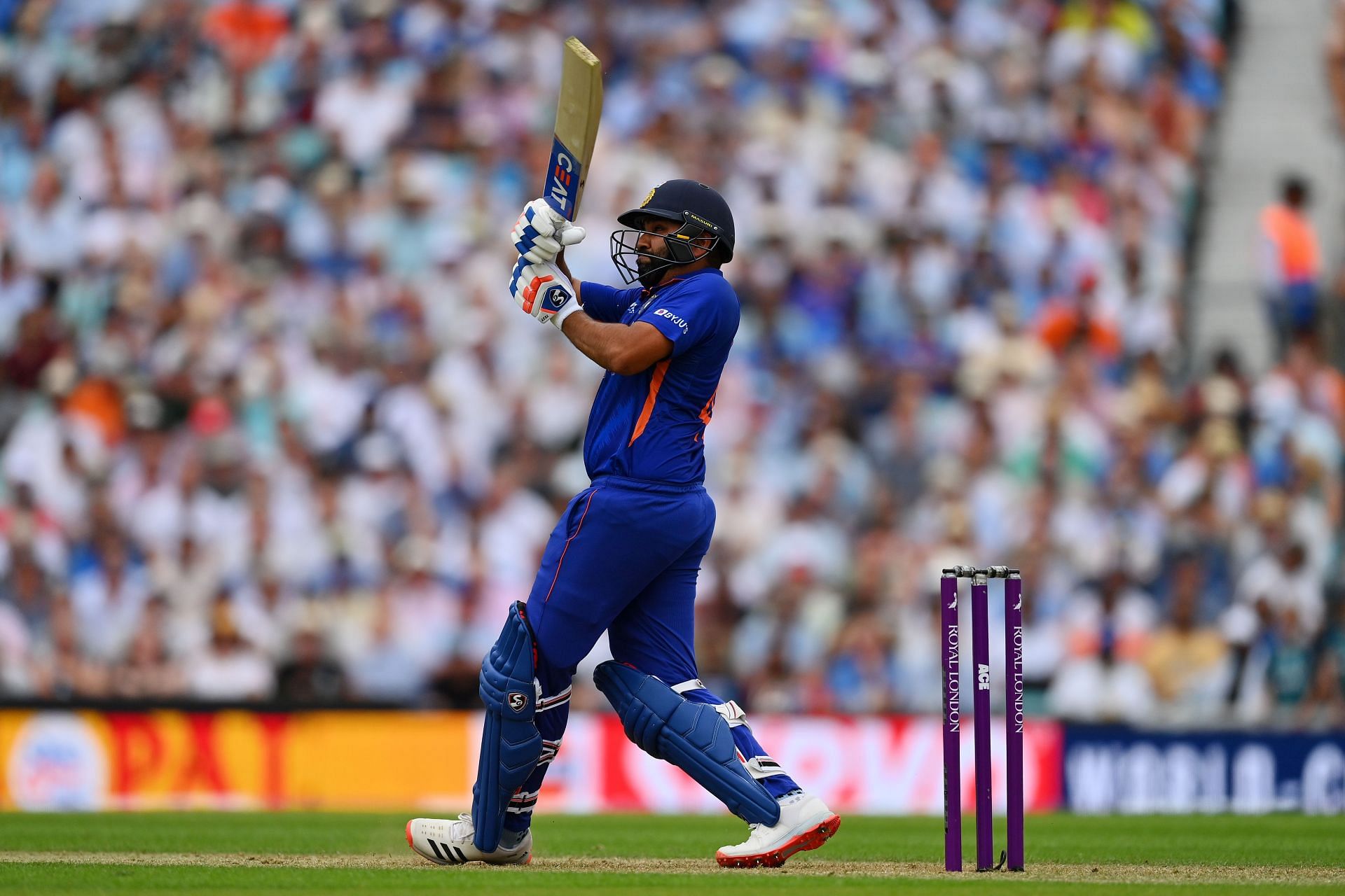 The Indian captain in action during the tour of England. Pic: Getty Images