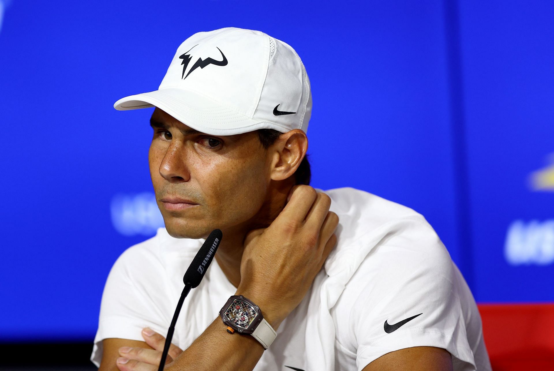 Rafael Nadal at the 2022 US Open press conference