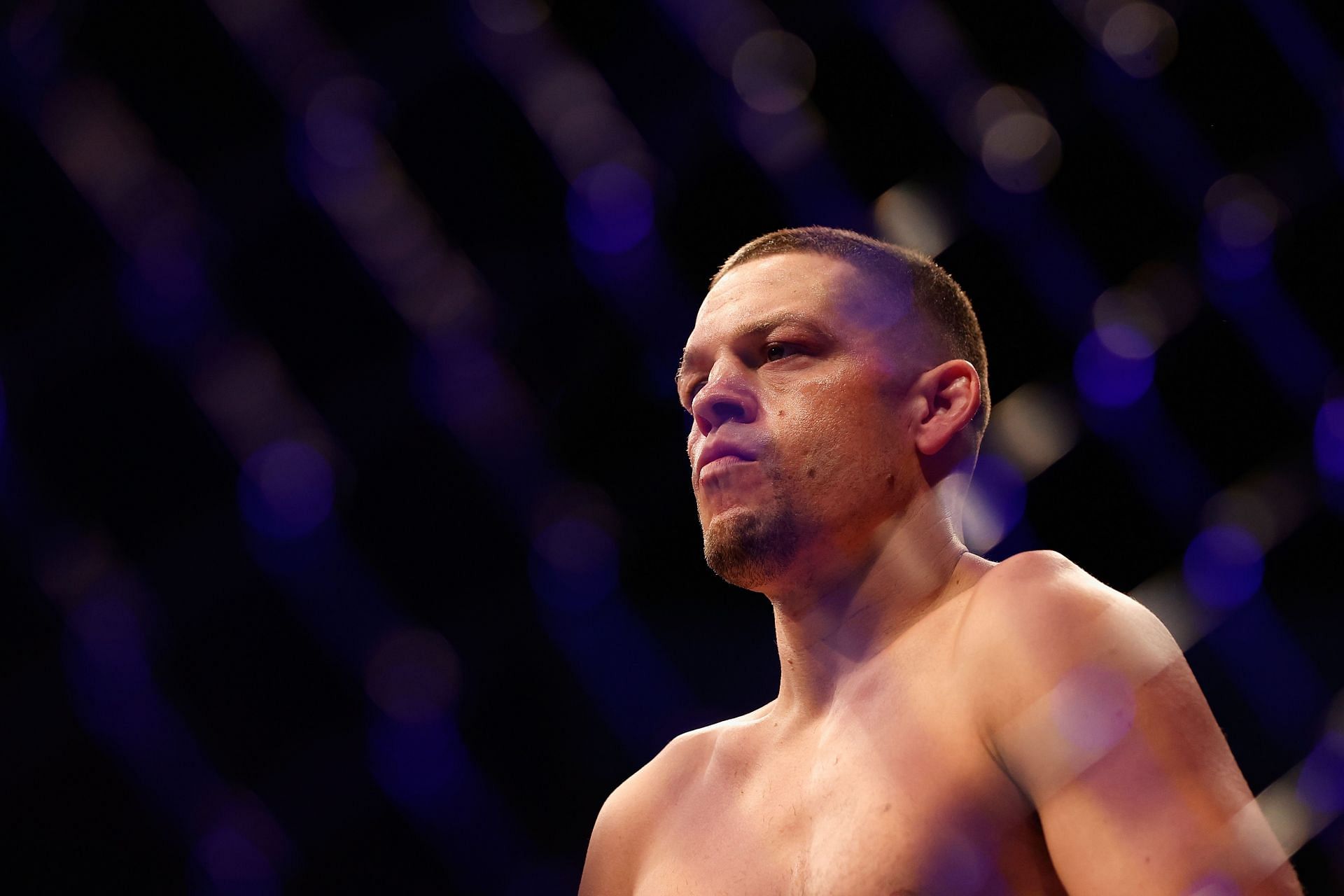 Nate Diaz smokes weed in front of USADA official